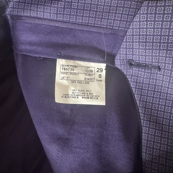 29x29 100% wool mens dress pants - Made In Canada - Picture 2 of 6